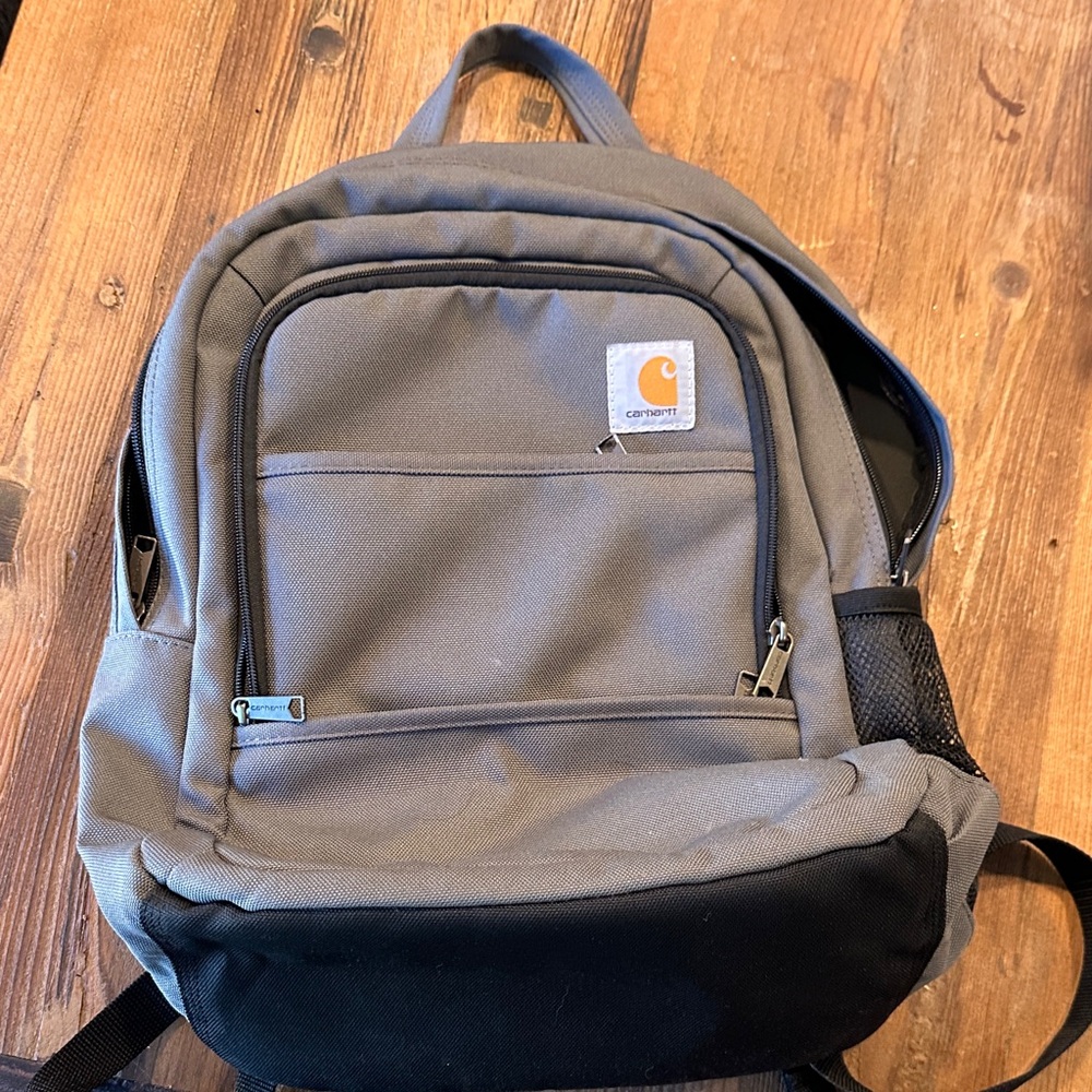Carhartt Charcoal and Black Backpack